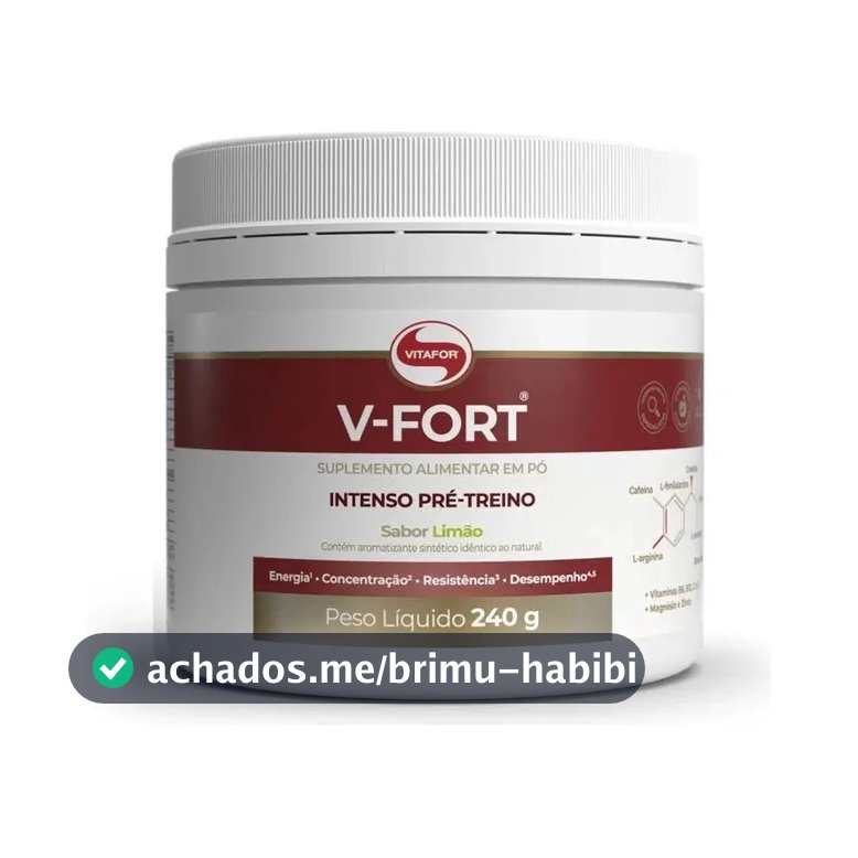 V-fort Limão 240g Vitafor - Limão