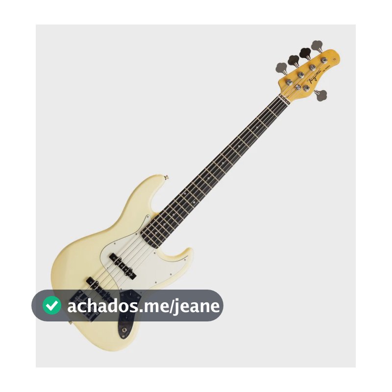 Contrabaixo Tagima Tw-73 5 Cordas Escala Clara Olympic White