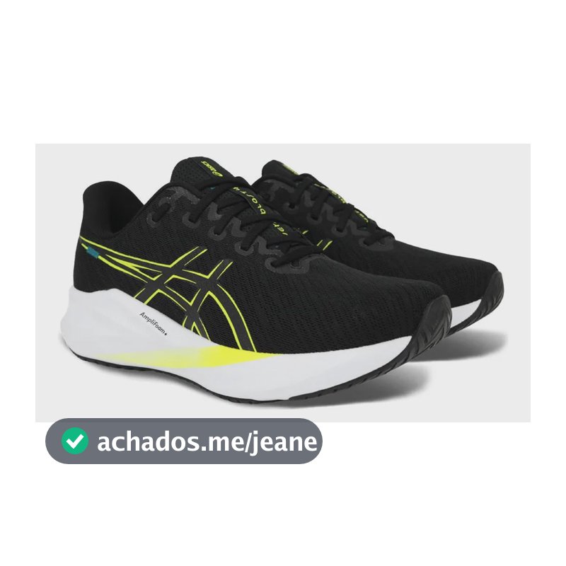 Tênis Asics Versablast 4 Masculino Preto E Amarelo 41 Br