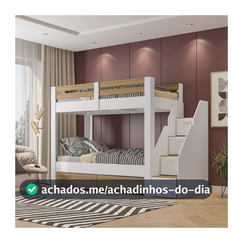 Beliche Solteiro Adulto Com 2 Gavetões E 4 Nichos Gfwt