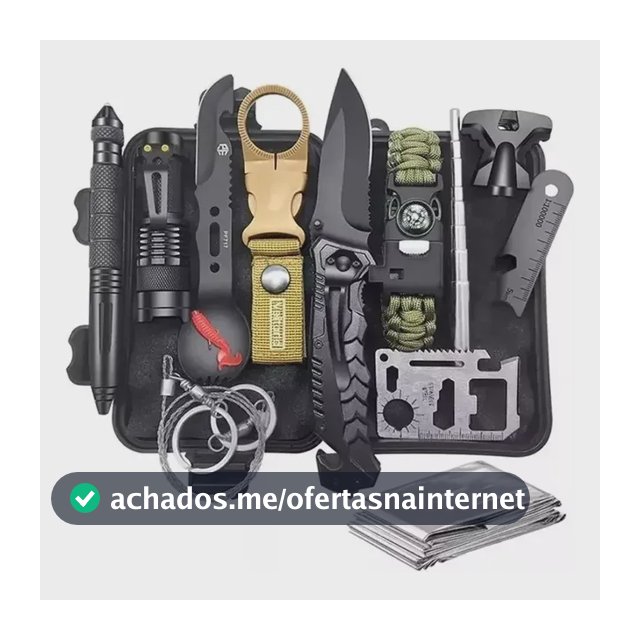 Kit De Sobrevivência De Emergência De Acampamento Aventura
