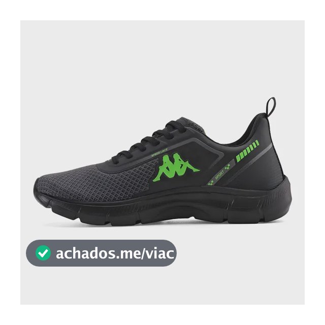 Tênis Kappa Run 200 Original Caminhada Academia