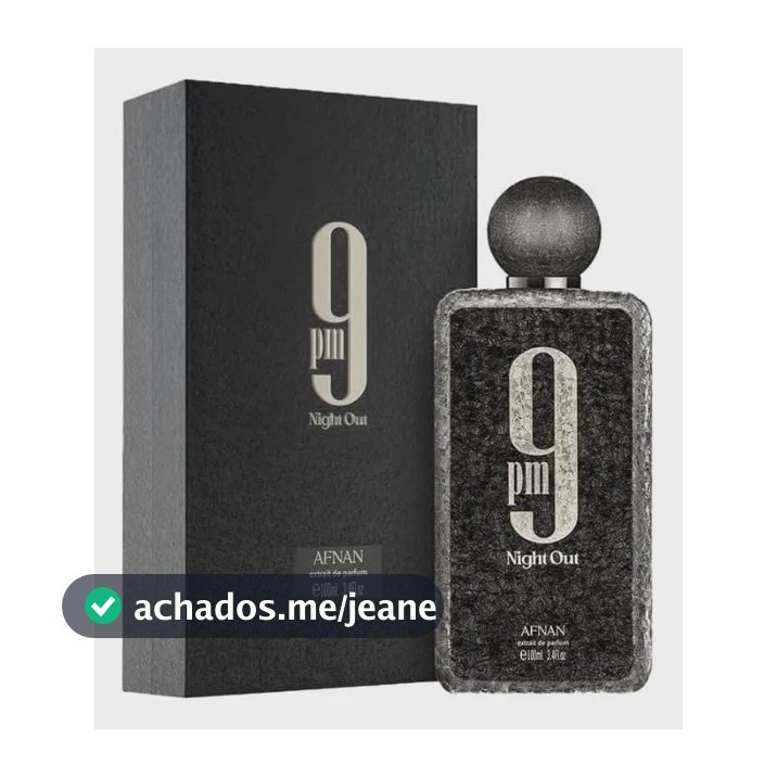 Afnan 9 Pm Night Out Extrait De Parfum Perfume Árabe 100 Ml