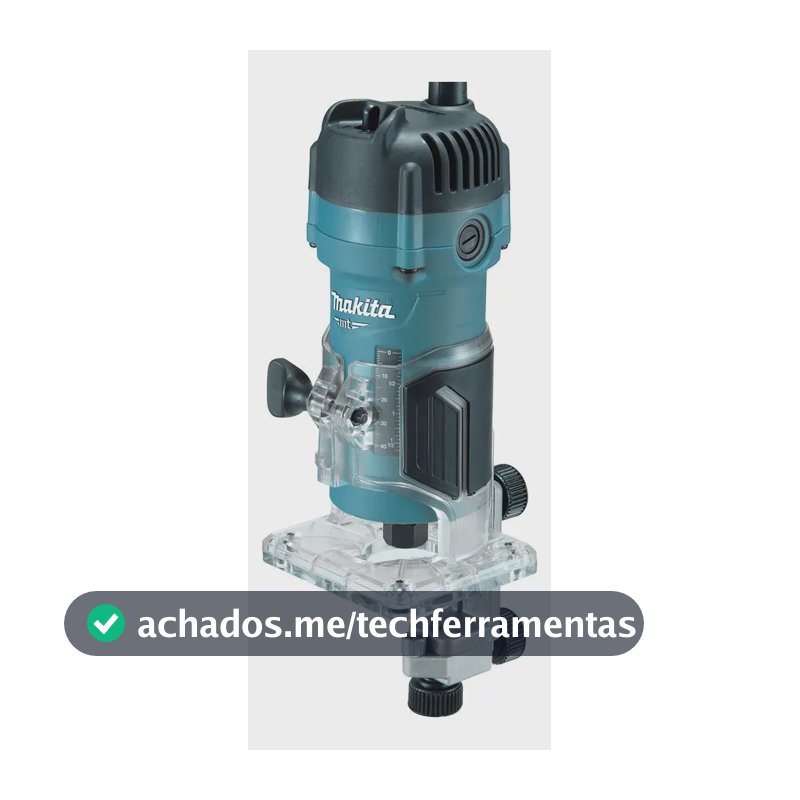 Tupia Manual 530 Watts Com Pinça De 6mm M3700b Makita