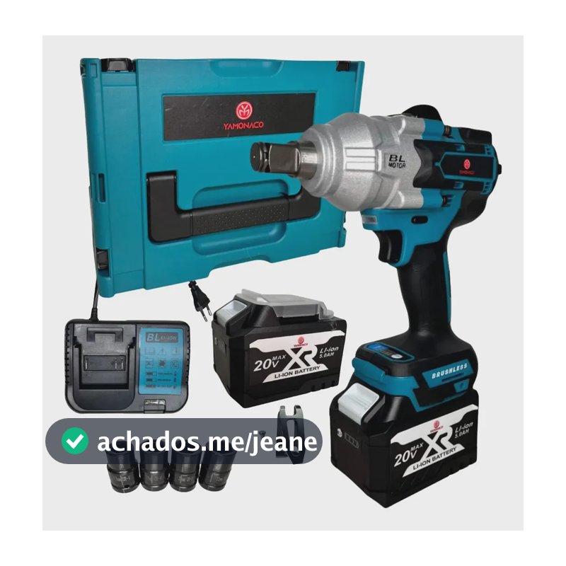 Chave De Impacto 3/4 - 3000nm A Bateria Azul 50hz/60hz