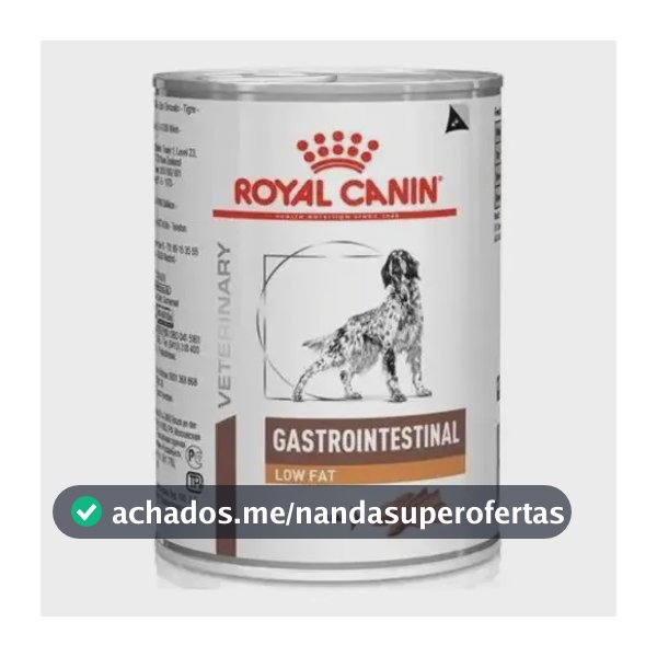 Ração Úmida Royal Canin Cães Gastrointestinal Low Fat 420g