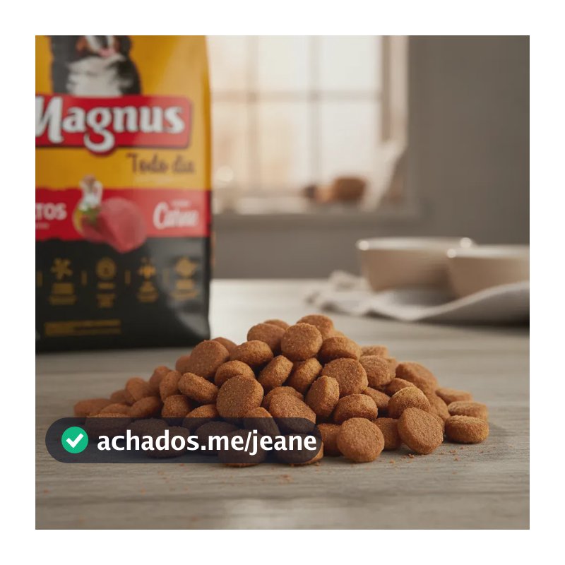 Ração Todo Dia Magnus Cão Adulto Nutritiva Sabor Carne 15kg
