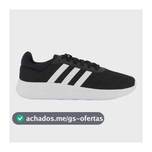 Tênis adidas Lite Racer 4.0 Preto E Branco