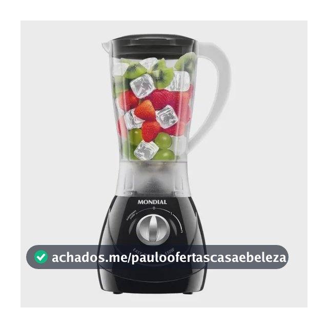 Liquidificador Mondial Easy Power L-550-w Preto Preto 110v