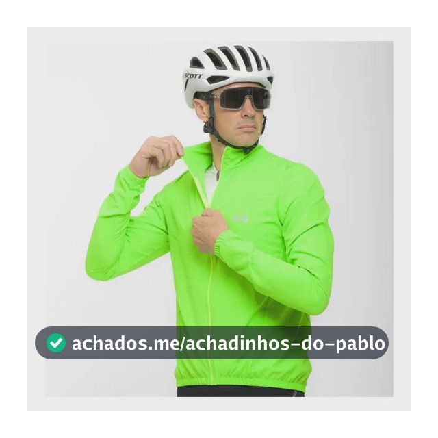 Jaqueta Corta Vento Bag Bolsos Masculina Márcio May Bike