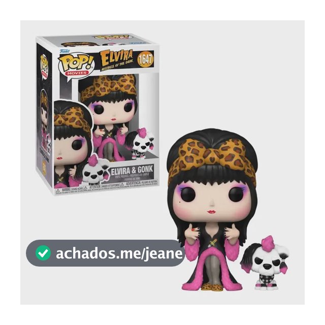 Boneco Funko Pop! Buddy Elvira E Gonk Candide