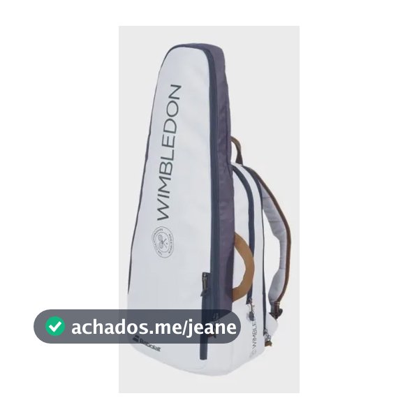 Mochila Raqueteira Babolat Backpack Pure Wimbledon Branco