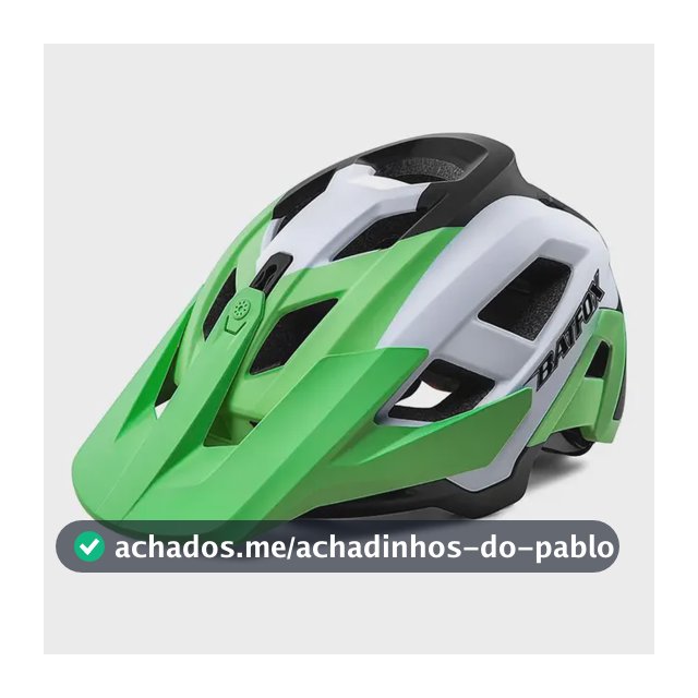 Capacete Ciclismo Mtb Batfox Adulto Com Viseira