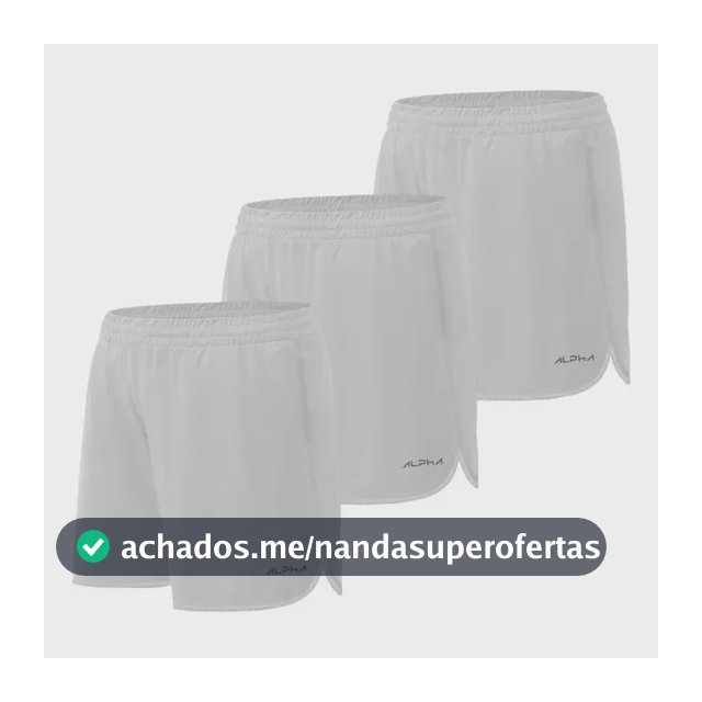 Kit 3 Shorts De Corrida Dry Alpha