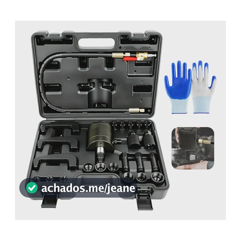 Kit 24 Ferramentas Remoção De Injetores Diesel Profissional Preto