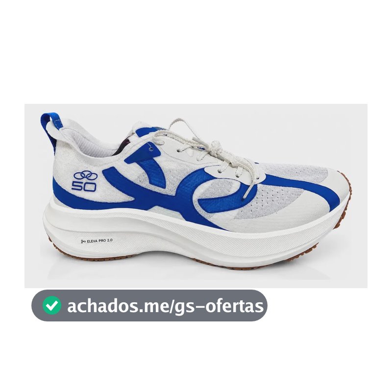 Olympikus Corre 4 - Edição 50 Anos - Saldão Branco 38 Br
