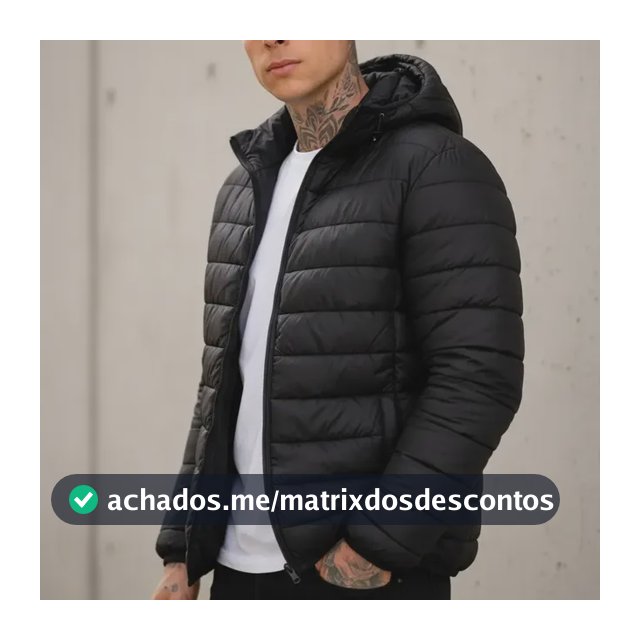 Jaqueta Casaco Puffer De Frio Blusa Impermeável Inverno
