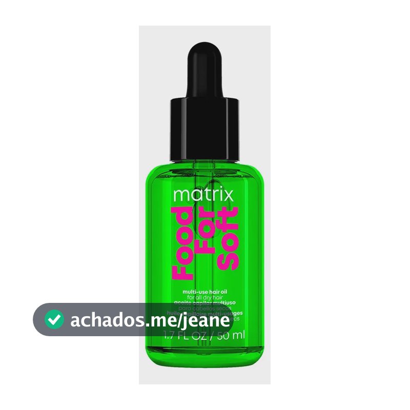 Óleo Hidratante Cabelo Seco Food For Soft 50 ml Matrix