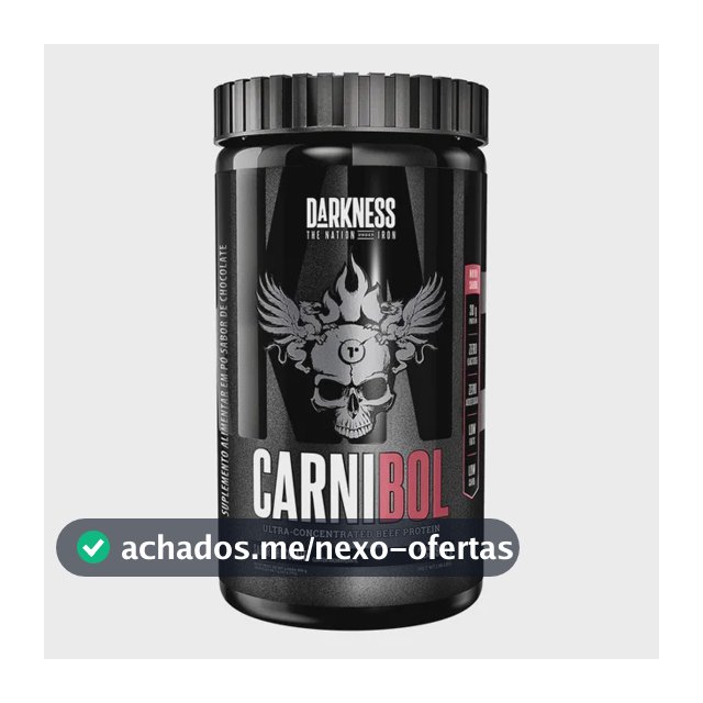 Proteína Darkness Carnibol Beef em pó sabor Chocolate x 900g