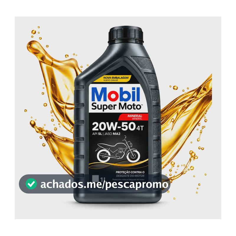 Óleo Motor Mobil Mineral 20w50 Moto/quadriciclo