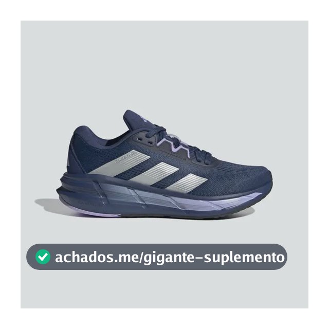 Tênis Feminino Questar 3 adidas Tecind/silvmt/glopur Liso 35 Br