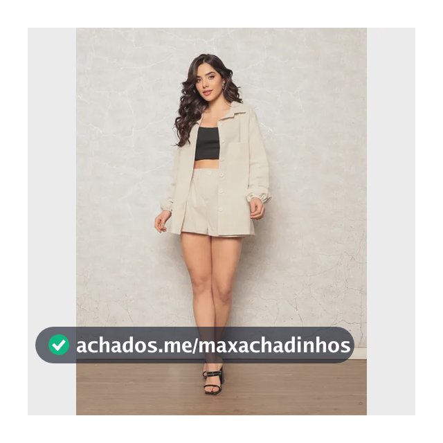Conjunto Linho Feminino Camisa E Short Linha Premium