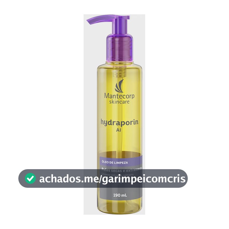 Óleo De Limpeza Mantecorp Skincare Hydraporin 190ml Sem Informação