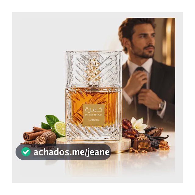 Perfume Khamrah Lattafa Masculino 100ml Original