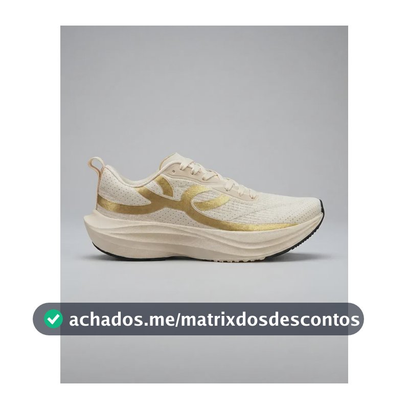 Tenis Olympikus Corre Max Authentic Envio Full Off White / Ouro 37 Br