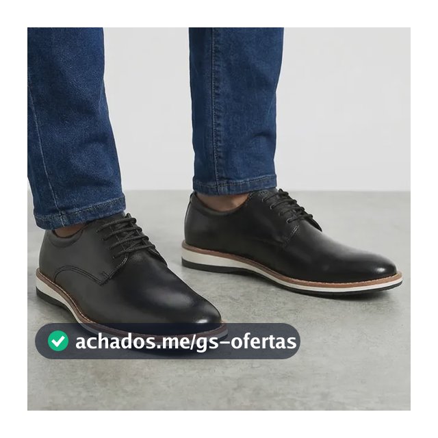 Sapato Social Masculino Casual Oxford Preto Marrom Trabalho