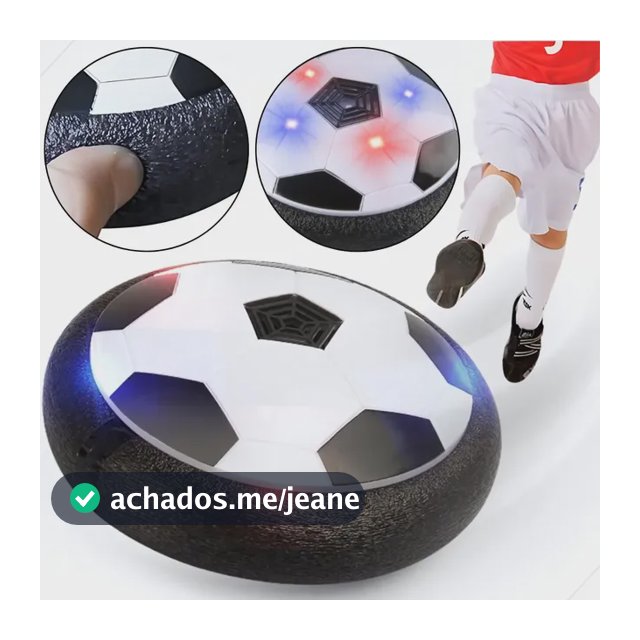 Bola Flutuante Hover Ball Futebol Com Led Estimular Criança Brinquedo Sophia Mundo Encantado