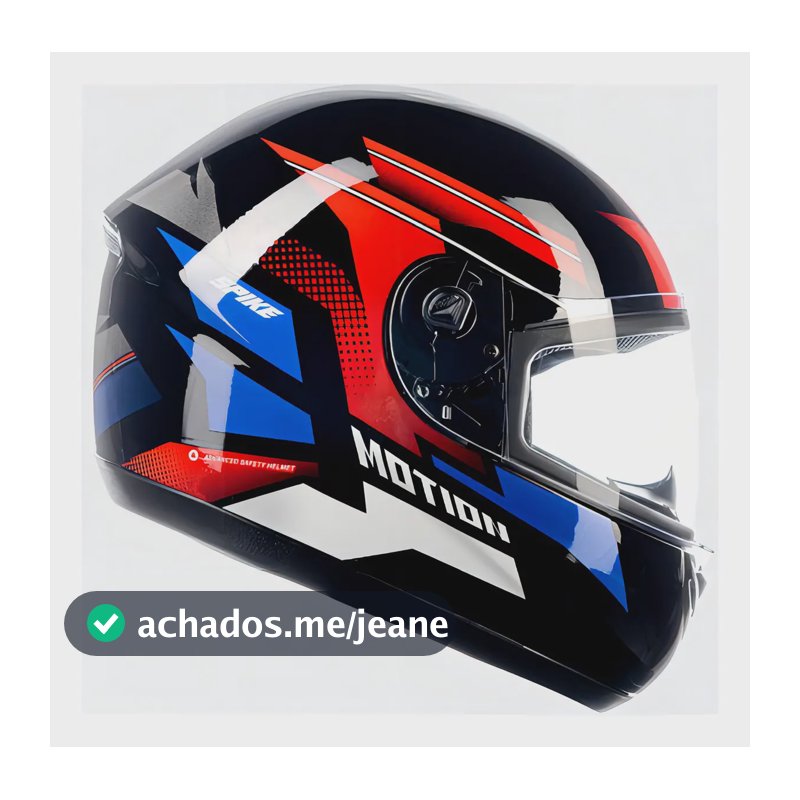 Capacete Moto Fechado Peels Spike Motion Masculino Feminino Cor Preto com Vermelho Tamanho do capacete 56