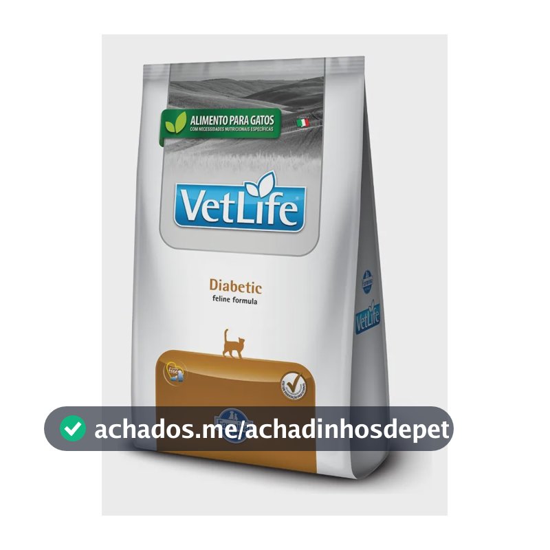 Ração Para Gatos Farmina Vet Life Diabetic Adulto 2kg