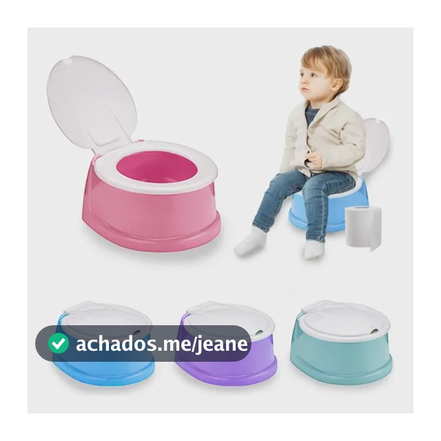 Penico Para Bebê Troninho Infantil Desfralde Menino Menina