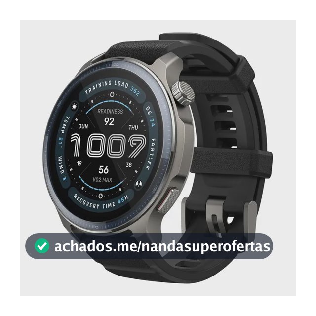 Relógio Inteligente Amazfit Balance 2 Amoled Gps Wifi 10atm Cinza Mesh Preto