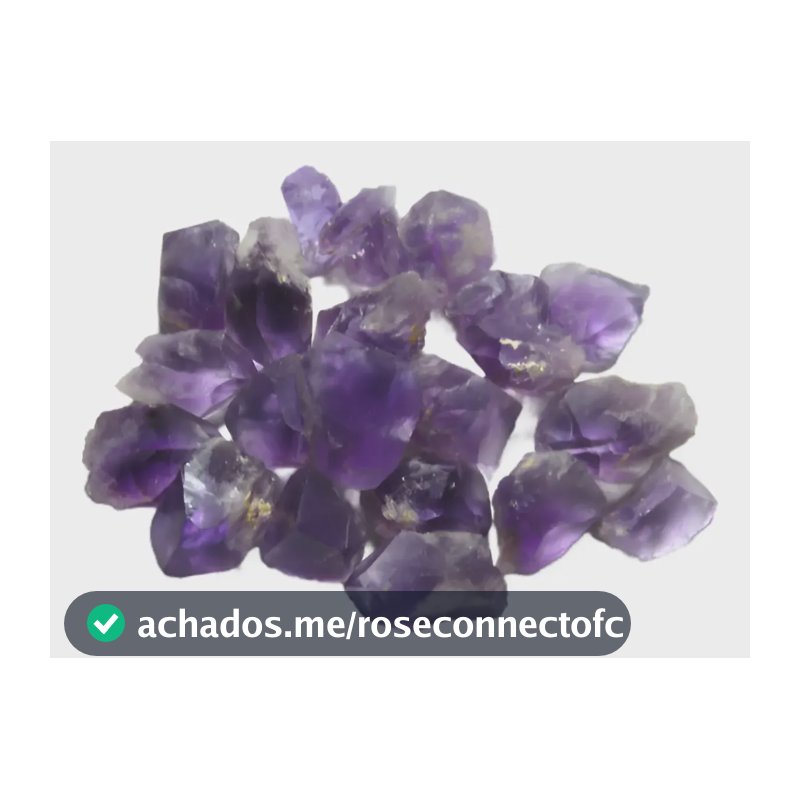 Pedra Natural Bruta Ametista 100g Roxa