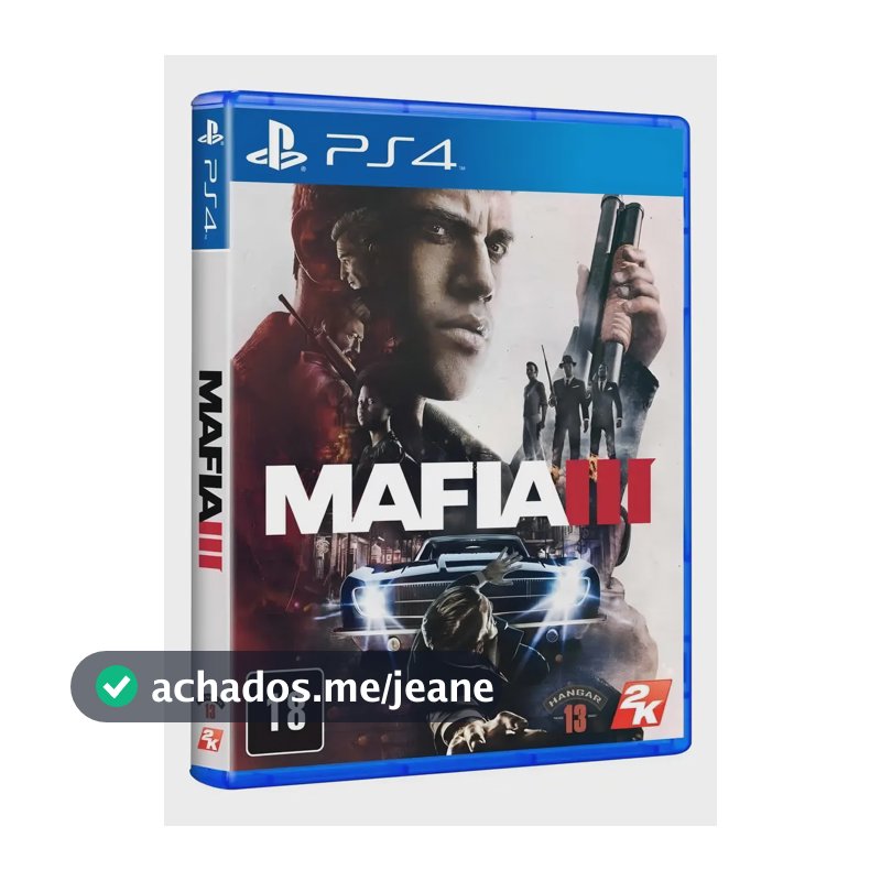 Jogo Mafia 3 Ps4 Disco Físico Português