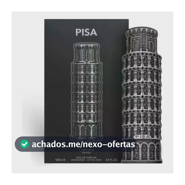 Perfume Árabe Fragrância Lattafa Pride Pisa Edp 100ml Original