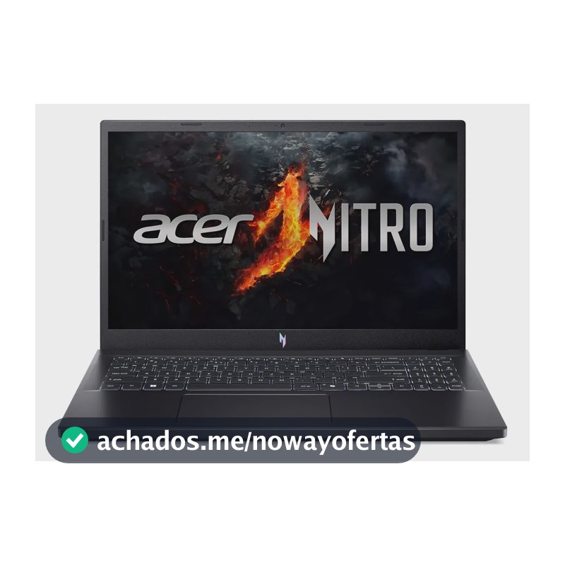 Notebook Gamer 15.6" Acer Nitro V 15 com Processador AMD Ryzen 7 7735HS Placa de Vídeo NVIDIA GeForce RTX 4050 de 6GB Memória RAM de 8GB DDR5 SSD de 512GB Tela IPS 165Hz Linux