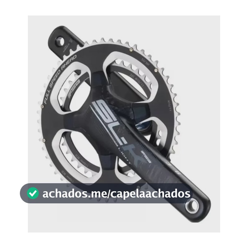 Pedivela Fsa 52/36d Slk Light 11v 170mm Carbono Preto Oem