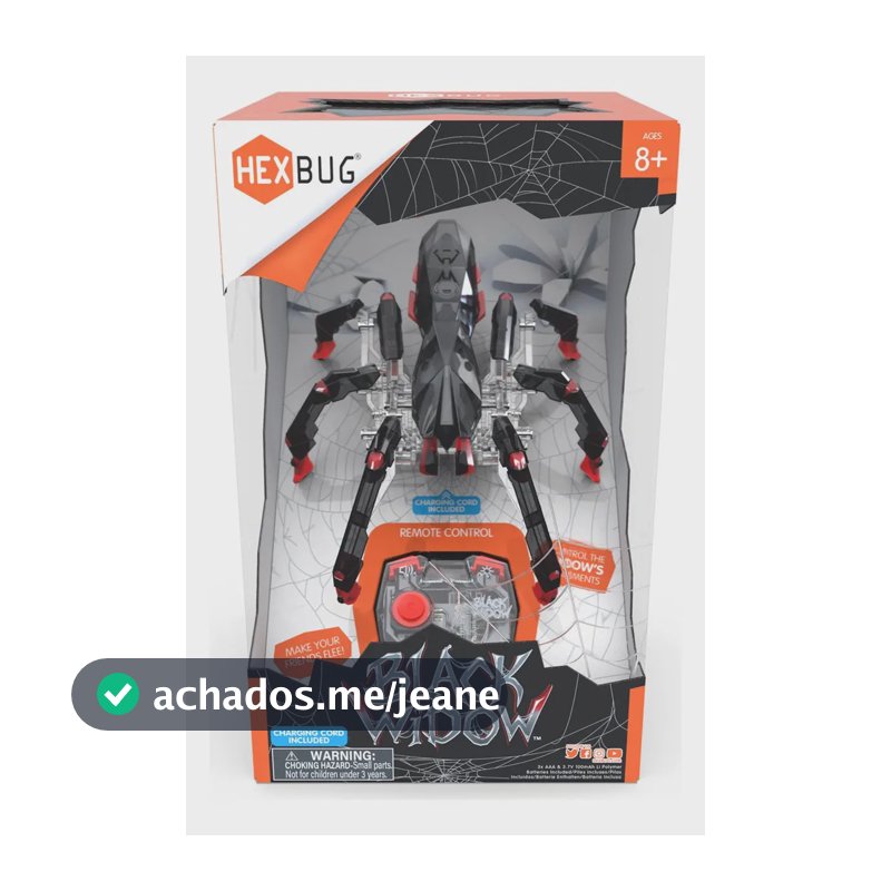 Aranha Viúva Negra Com Controle Remoto - Hexbug