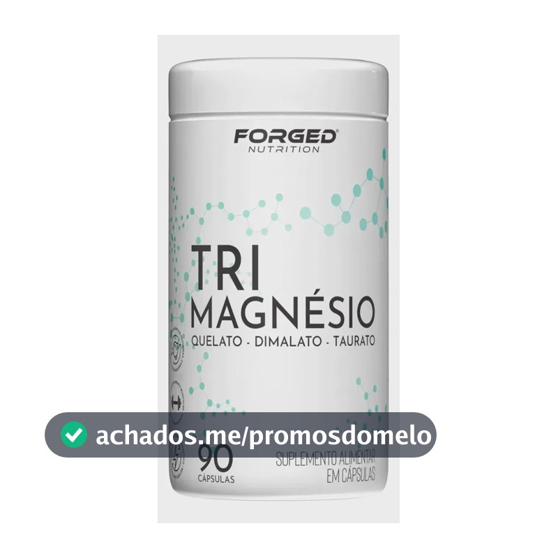Tri Magnésio Quelato Dimalato Taurato 90 Cáps - Forged Sem Sabor