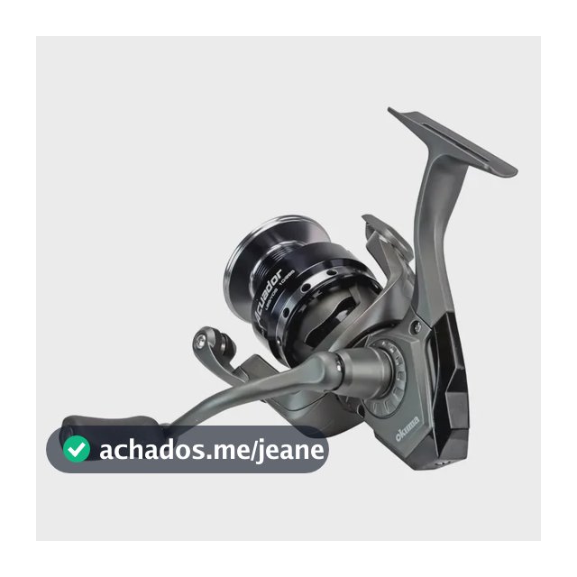 Molinete Okuma Acuador Acu-4000a 4 Rol Aluminio 5.0.1 Drag 9 Preto Direito/esquerdo