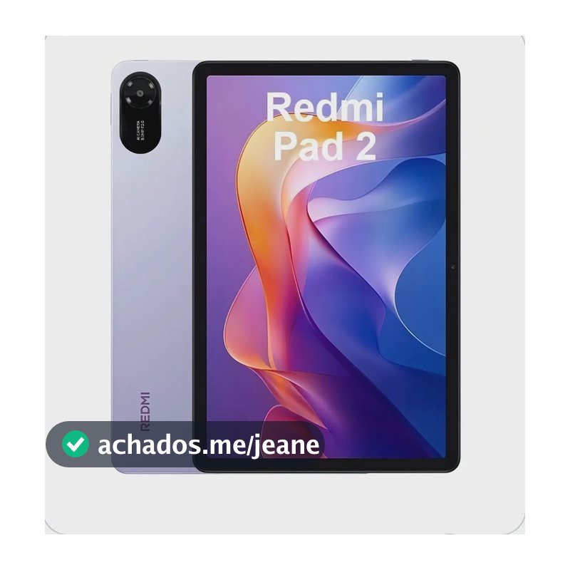 Tablet Xaiomi Redmi Pad 2 11'' 128gb 4 Wi-fi Lavender Purple Cor Lavanda
