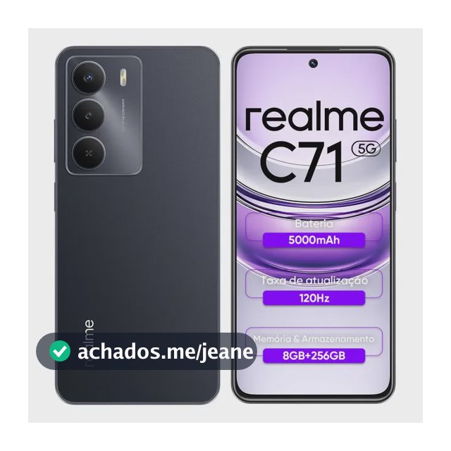 Celular Smartphone Realme C71 5g 8gb 256gb Dual Sim