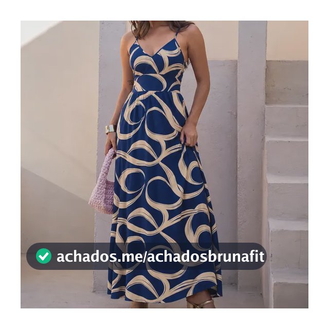 Vestido Longo Feminino Com Bojo  Estampado Elegante Moderno