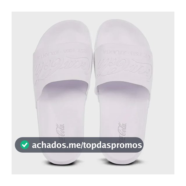 Chinelo Sandália Coca Cola Slide Coke Bold Original