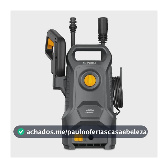 Lavadora De Alta Pressão Aqua Power Mondial Preto 1400w Lap-04-gy