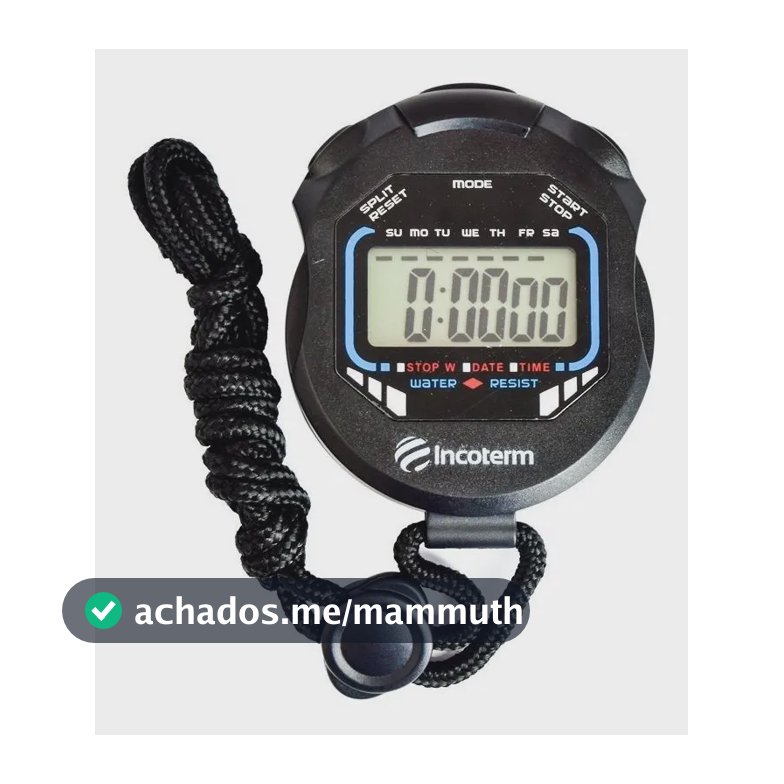 Cronômetro Digital Esporte Com Alarme Incoterm