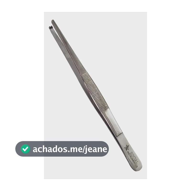 Pinça Anatômica Dente De Rato 16cm Aço Inox.